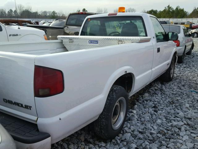 1GCCS14W3Y8195620 - 2000 CHEVROLET S TRUCK S1 WHITE photo 4