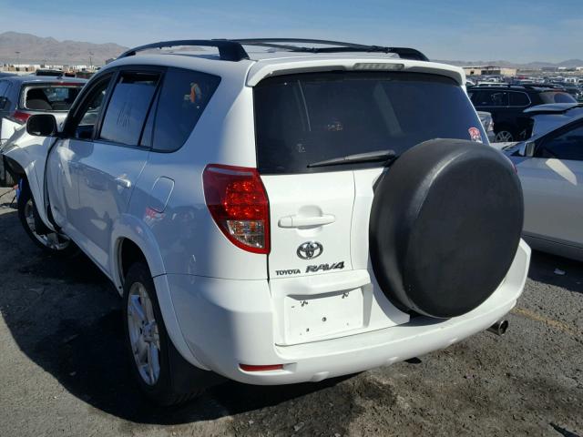 JTMBK32V076016252 - 2007 TOYOTA RAV4 SPORT WHITE photo 3