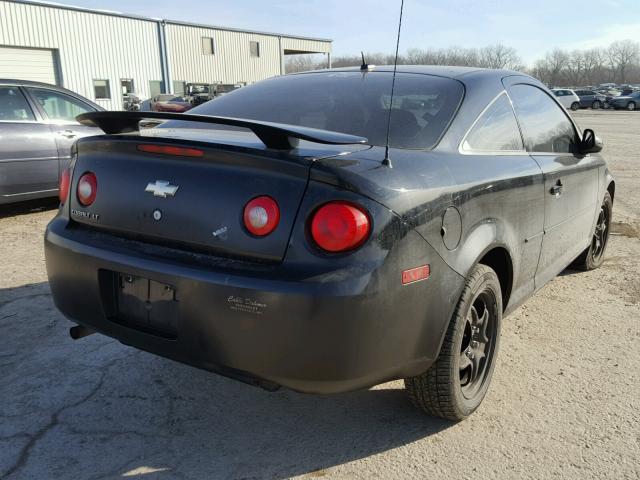 1G1AL18F187274457 - 2008 CHEVROLET COBALT LT BLACK photo 4