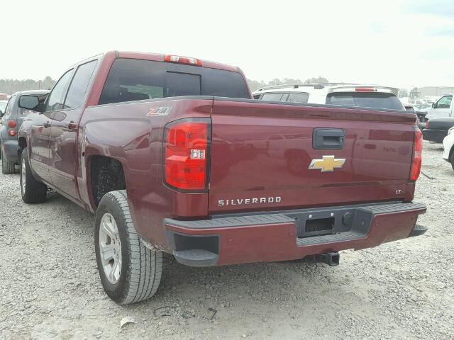 3GCUKREC9GG173878 - 2016 CHEVROLET SILVERADO BURGUNDY photo 3