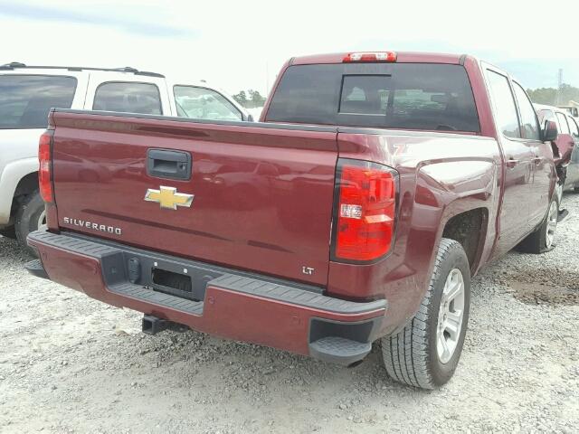 3GCUKREC9GG173878 - 2016 CHEVROLET SILVERADO BURGUNDY photo 4