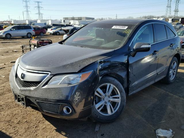 5J8TB4H59DL008358 - 2013 ACURA RDX TECHNO GRAY photo 2