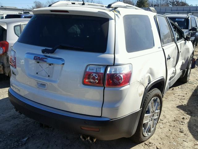 1GKLRNED2AJ144659 - 2010 GMC ACADIA SLT თეთრი ფოტო 4