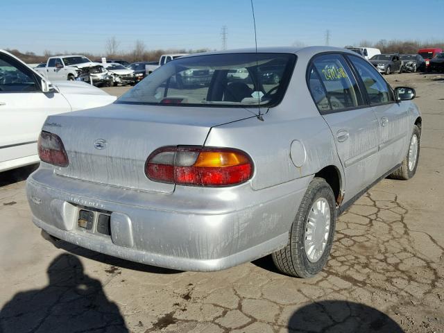 1G1ND52J316213514 - 2001 CHEVROLET MALIBU SILVER photo 4