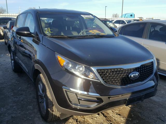 KNDPB3AC7G7873863 - 2016 KIA SPORTAGE L BLACK photo 1