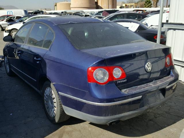 WVWAK73C96P056015 - 2006 VOLKSWAGEN PASSAT 2.0 BLUE photo 3