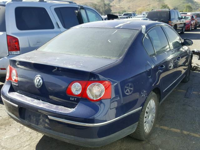 WVWAK73C96P056015 - 2006 VOLKSWAGEN PASSAT 2.0 BLUE photo 4