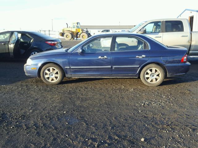 KNAGD126445268436 - 2004 KIA OPTIMA LX BLUE photo 9