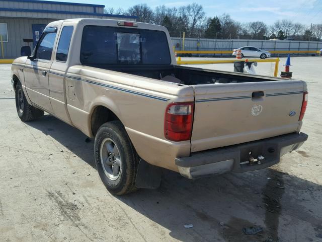 1FTCR10A3PPB79234 - 1993 FORD RANGER GOLD photo 3