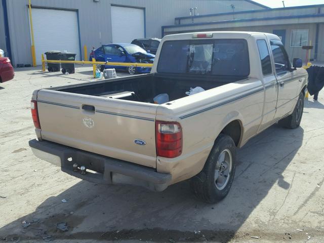 1FTCR10A3PPB79234 - 1993 FORD RANGER GOLD photo 4