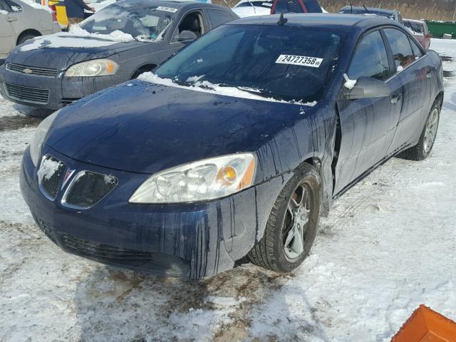 1G2ZG57B794179820 - 2009 PONTIAC G6 BLUE photo 2