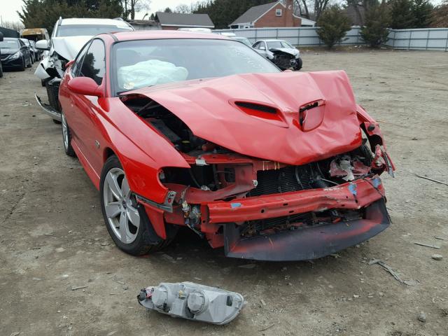 6G2VX12U96L571430 - 2006 PONTIAC GTO RED photo 1