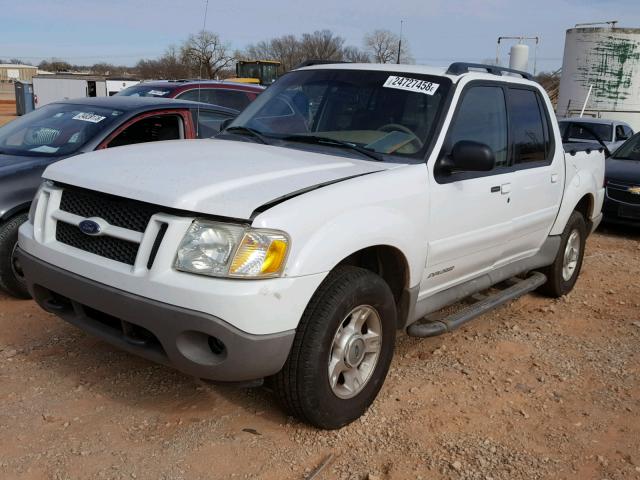 1FMZU77E32UC51303 - 2002 FORD EXPLORER S WHITE photo 2