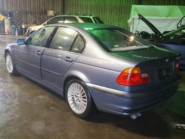 WBAAV53481FT00401 - 2001 BMW 330 I BLUE photo 3