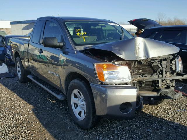 1N6BA0CH4DN310312 - 2013 NISSAN TITAN S GRAY photo 1