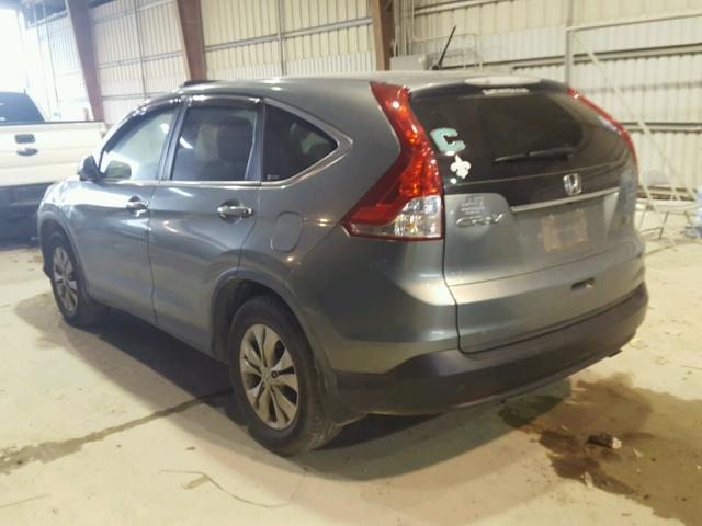 5J6RM3H5XCL010741 - 2012 HONDA CR-V EX GREEN photo 3