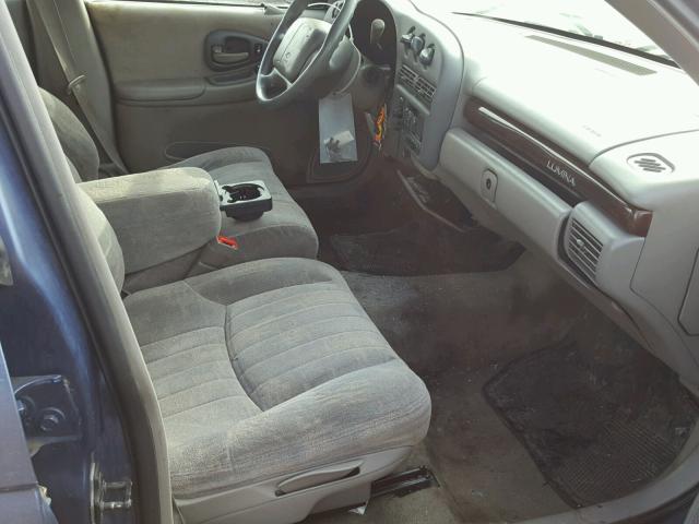 2G1WL52M2W9121439 - 1998 CHEVROLET LUMINA BAS BLUE photo 5