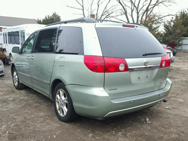 5TDZA22CX6S401424 - 2006 TOYOTA SIENNA XLE GREEN photo 3