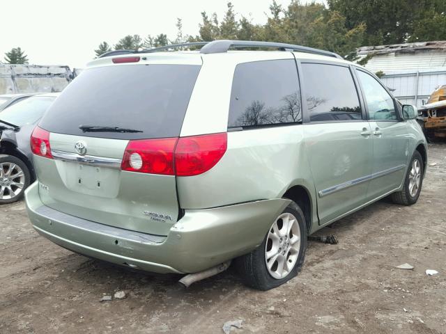 5TDZA22CX6S401424 - 2006 TOYOTA SIENNA XLE GREEN photo 4