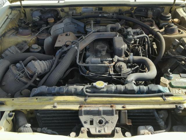 JJ3CC54N9JZ016121 - 1988 CHRYSLER CONQUEST T YELLOW photo 7