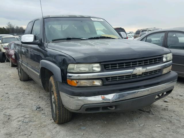 2GCEK19T2Y1225068 - 2000 CHEVROLET SILVERADO BLACK photo 1