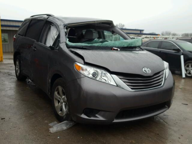 5TDKZ3DC8HS832358 - 2017 TOYOTA SIENNA LE GRAY photo 1