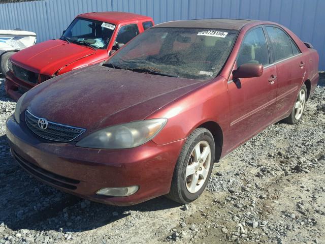 4T1BF32K72U030966 - 2002 TOYOTA CAMRY LE MAROON photo 2