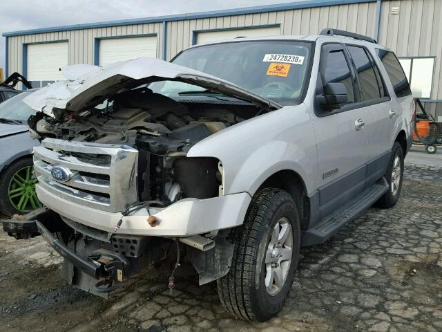 1FMFU16527LA36445 - 2007 FORD EXPEDITION SILVER photo 2