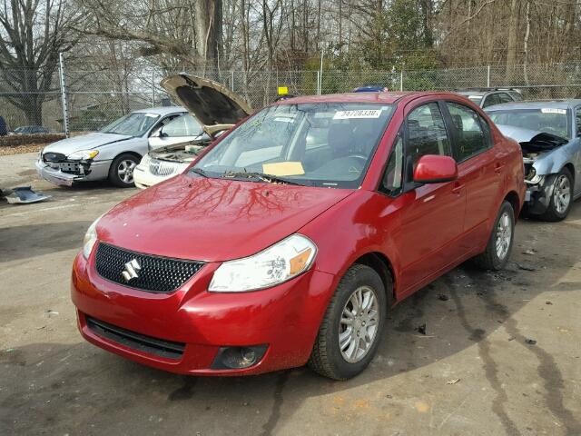 JS2YC5A37D6100234 - 2013 SUZUKI SX4 LE RED photo 2