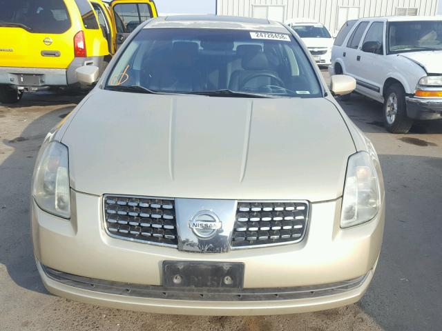 1N4BA41E24C810070 - 2004 NISSAN MAXIMA SE GOLD photo 9