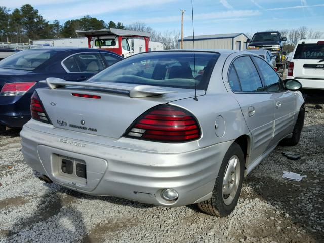 1G2NE52F02C288226 - 2002 PONTIAC GRAND AM S SILVER photo 4