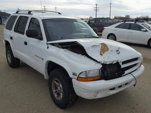 1B4HS28Z4XF518905 - 1999 DODGE DURANGO WHITE photo 1