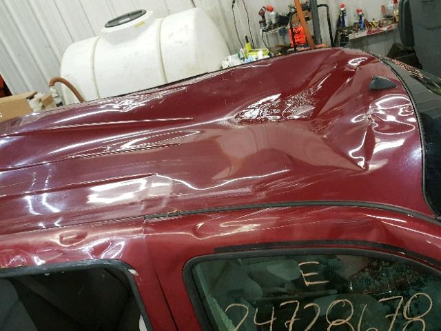 3GNDA13D37S613422 - 2007 CHEVROLET HHR LS MAROON photo 9