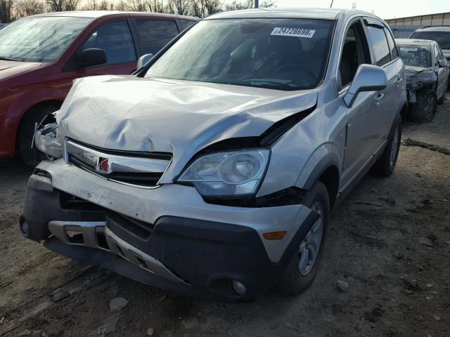 3GSDL43N48S565996 - 2008 SATURN VUE XE SILVER photo 2