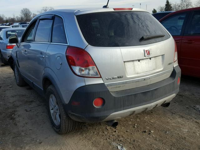 3GSDL43N48S565996 - 2008 SATURN VUE XE SILVER photo 3