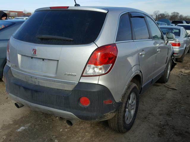 3GSDL43N48S565996 - 2008 SATURN VUE XE SILVER photo 4