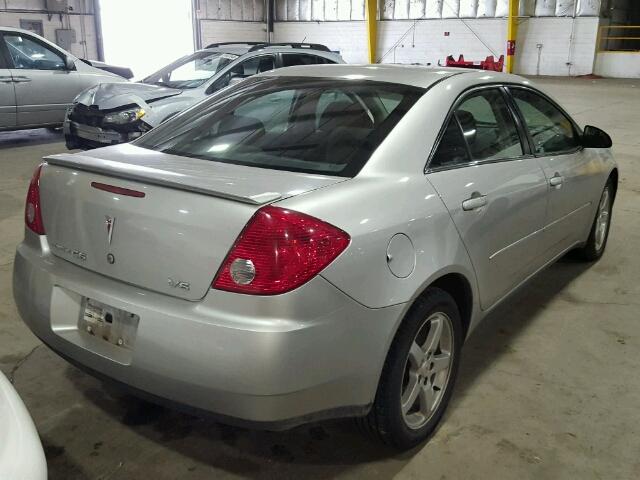 1G2ZG58N474104031 - 2007 PONTIAC G6 BASE SILVER photo 4