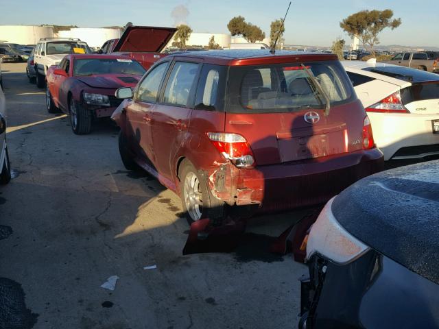 JTKKT604260147623 - 2006 TOYOTA SCION XA RED photo 3