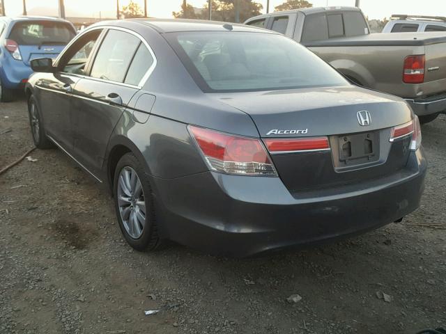 1HGCP2F80BA065592 - 2011 HONDA ACCORD EXL CHARCOAL photo 3