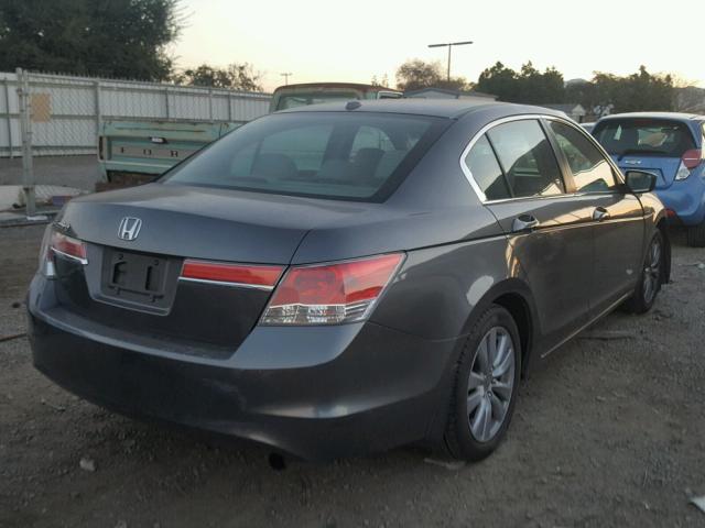 1HGCP2F80BA065592 - 2011 HONDA ACCORD EXL CHARCOAL photo 4