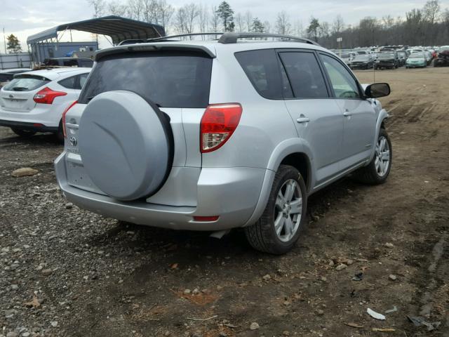 JTMZD32V075060220 - 2007 TOYOTA RAV4 SPORT SILVER photo 4