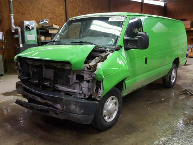 1FTNS2EL7BDB28732 - 2011 FORD ECONOLINE GREEN photo 2