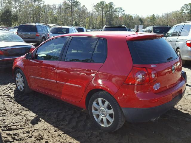 WVWDR71K27W271469 - 2007 VOLKSWAGEN RABBIT RED photo 3