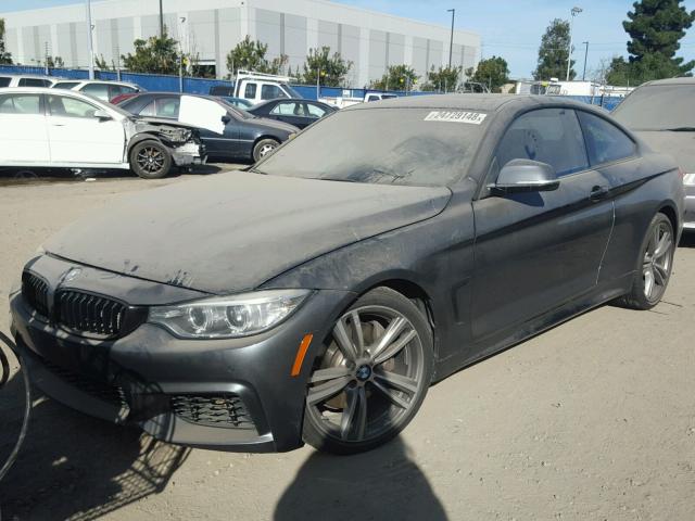 WBA3R1C51FK193284 - 2015 BMW 435 I GRAY photo 2