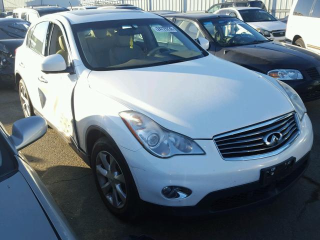 JN1AJ0HP7AM702882 - 2010 INFINITI EX35 BASE WHITE photo 1