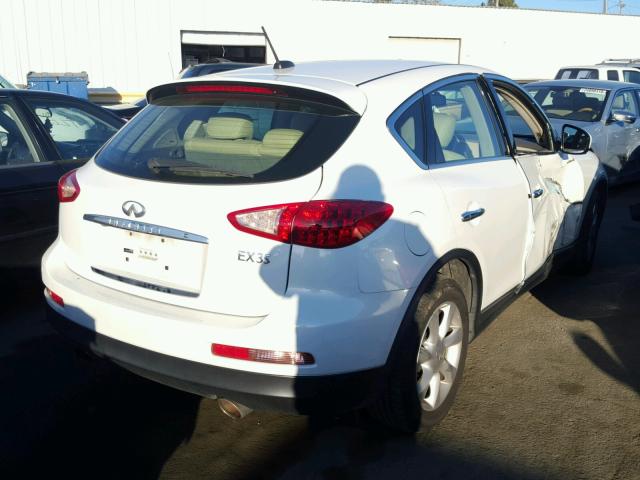 JN1AJ0HP7AM702882 - 2010 INFINITI EX35 BASE WHITE photo 4