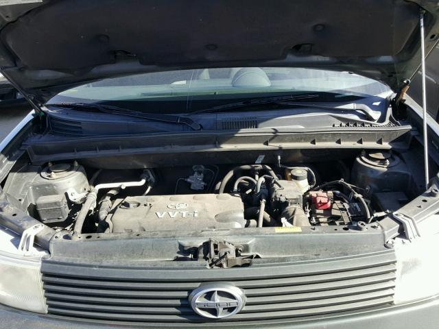 JTLKT324664046648 - 2006 TOYOTA SCION XB GREEN photo 7