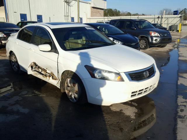 1HGCP26858A130994 - 2008 HONDA ACCORD EXL WHITE photo 1