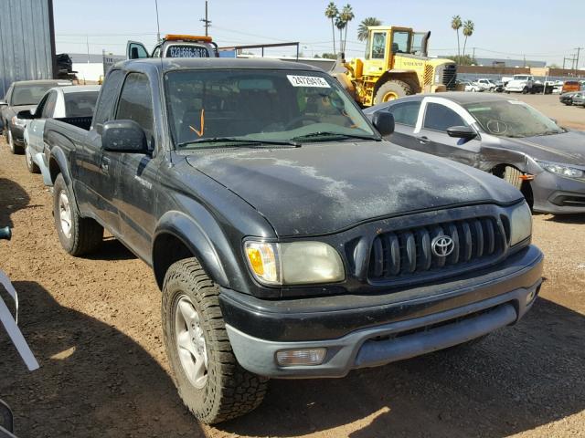 5TESN92N62Z887159 - 2002 TOYOTA TACOMA XTR BLACK photo 1