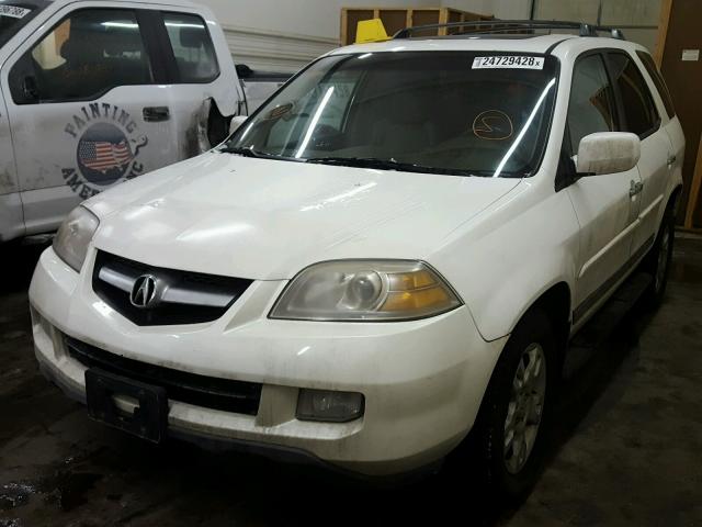 2HNYD18814H519612 - 2004 ACURA MDX TOURIN WHITE photo 2